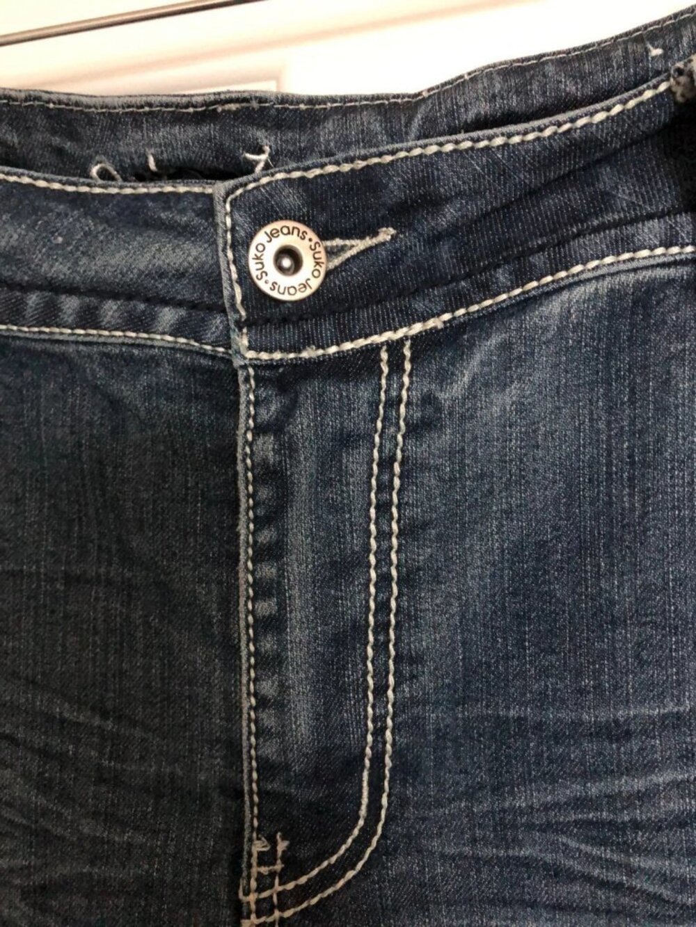 Suko Jeans Women's Blue Wash Straight Leg Comfort Fit 5-Pocket Size 14- - Picture 4 of 14